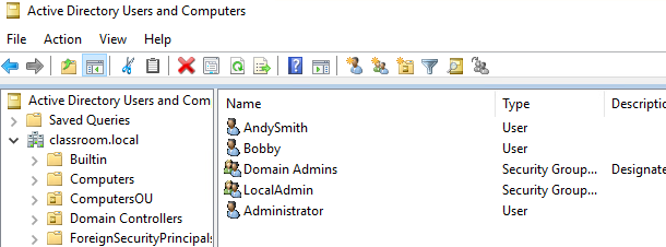 Lab 10 Using Account Management Tools Stewarts It Blog - cool names for administrator accounts